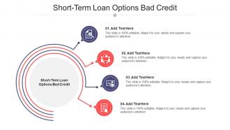 Short Term Loan Options Bad Credit Ppt Powerpoint Presentation File Cpb