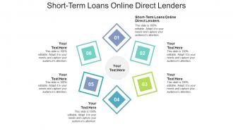 Short term loans online direct lenders ppt powerpoint presentation icon graphic tips cpb