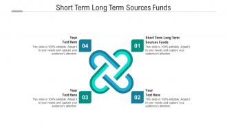 Short term long term sources funds ppt powerpoint presentation infographic template professional cpb