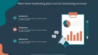 Short Term Marketing Plan Powerpoint Ppt Template Bundles Appealing Image