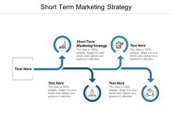 Short term marketing strategy ppt powerpoint presentation icon rules cpb