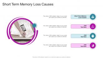 Short Term Memory Loss Causes In Powerpoint And Google Slides Cpb