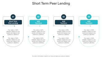 Short Term Peer Lending In Powerpoint And Google Slides Cpb