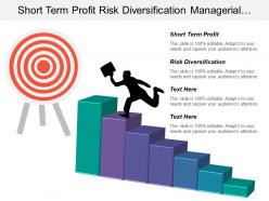 Short term profit risk diversification managerial organizational skills