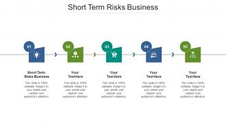 Short term risks business ppt powerpoint presentation outline gridlines cpb