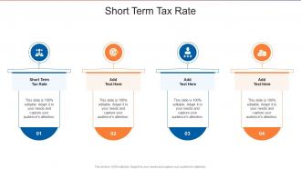 Short Term Tax Rate In Powerpoint And Google Slides Cpb