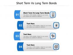 Short term vs long term bonds ppt powerpoint presentation infographic template icon cpb