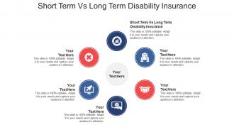 Short term vs long term disability insurance ppt powerpoint presentation outline vector cpb