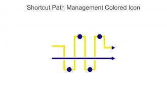 Shortcut Path Management Colored Icon In Powerpoint Pptx Png And Editable Eps Format