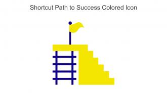 Shortcut Path To Success Colored Icon In Powerpoint Pptx Png And Editable Eps Format