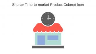 Shorter Time To Market Product Colored Icon In Powerpoint Pptx Png And Editable Eps Format