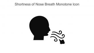 Shortness Of Nose Breath Monotone Icon In Powerpoint Pptx Png And Editable Eps Format