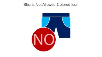 Shorts Not Allowed Colored Icon In Powerpoint Pptx Png And Editable Eps Format