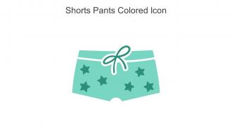 Shorts Pants Colored Icon In Powerpoint Pptx Png And Editable Eps Format