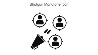 Shotgun Monotone Icon In Powerpoint Pptx Png And Editable Eps Format
