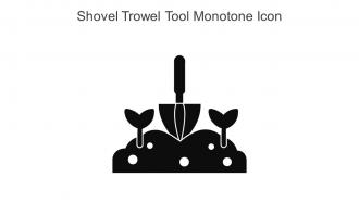 Shovel Trowel Tool Monotone Icon In Powerpoint Pptx Png And Editable Eps Format