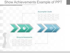 Show achievements example of ppt