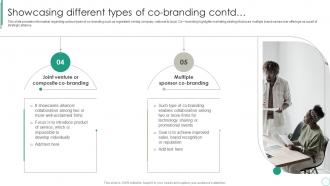 Showcasing Different Types Of Co Branding Brand Supervision For Improved Perceived Value