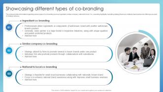 Showcasing Different Types Of Co Branding Successful Brand Administration