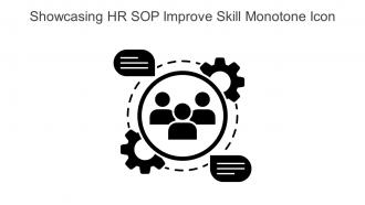 Showcasing HR SOP Improve Skill Monotone Icon In Powerpoint Pptx Png And Editable Eps Format