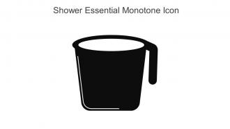 Shower Essential Monotone Icon In Powerpoint Pptx Png And Editable Eps Format