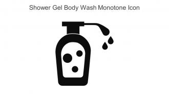 Shower Gel Body Wash Monotone Icon In Powerpoint Pptx Png And Editable Eps Format
