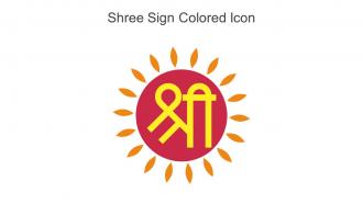Shree Sign Colored Icon In Powerpoint Pptx Png And Editable Eps Format