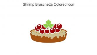 Shrimp Bruschetta Colored Icon In Powerpoint Pptx Png And Editable Eps Format