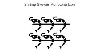 Shrimp Skewer Monotone Icon In Powerpoint Pptx Png And Editable Eps Format