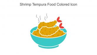 Shrimp Tempura Food Colored Icon In Powerpoint Pptx Png And Editable Eps Format
