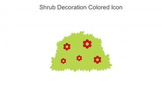 Shrub Decoration Colored Icon In Powerpoint Pptx Png And Editable Eps Format