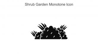 Shrub Garden Monotone Icon In Powerpoint Pptx Png And Editable Eps Format