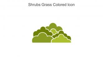 Shrubs Grass Colored Icon In Powerpoint Pptx Png And Editable Eps Format