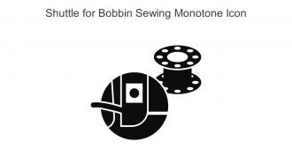 Shuttle For Bobbin Sewing Monotone Icon In Powerpoint Pptx Png And Editable Eps Format