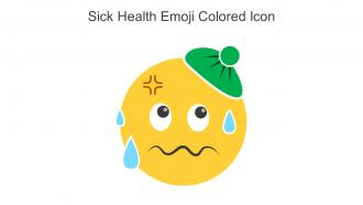Sick Health Emoji Colored Icon In Powerpoint Pptx Png And Editable Eps Format