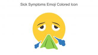 Sick Symptoms Emoji Colored Icon In Powerpoint Pptx Png And Editable Eps Format