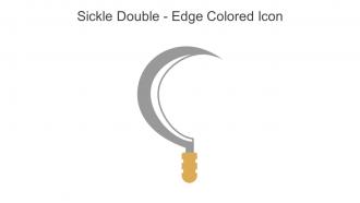 Sickle Double Edge Colored Icon In Powerpoint Pptx Png And Editable Eps Format