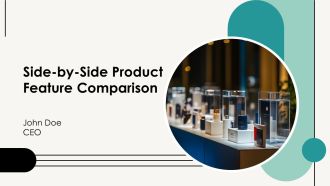Side By Side Product Feature Comparison PPT Outline AT