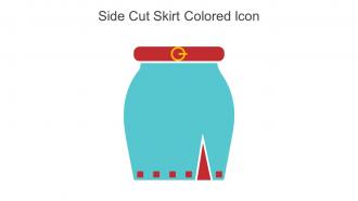 Side Cut Skirt Colored Icon In Powerpoint Pptx Png And Editable Eps Format