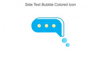 Side Text Bubble Colored Icon In Powerpoint Pptx Png And Editable Eps Format