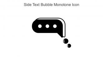Side Text Bubble Monotone Icon In Powerpoint Pptx Png And Editable Eps Format