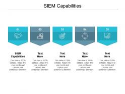 Siem capabilities ppt powerpoint presentation show diagrams cpb