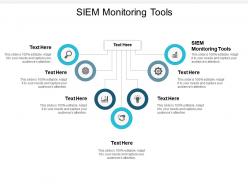 Siem monitoring tools ppt powerpoint presentation file graphics pictures cpb