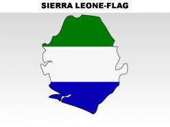 Sierra leone country powerpoint flags