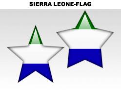 Sierra leone country powerpoint flags