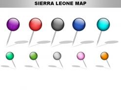 Sierra leone country powerpoint maps