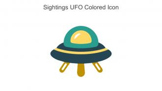 Sightings UFO Colored Icon In Powerpoint Pptx Png And Editable Eps Format