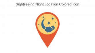 Sightseeing Night Location Colored Icon In Powerpoint Pptx Png And Editable Eps Format