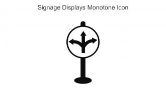 Signage Displays Monotone Icon In Powerpoint Pptx Png And Editable Eps Format