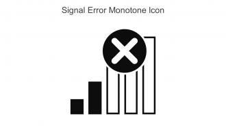 Signal Error Monotone Icon In Powerpoint Pptx Png And Editable Eps Format